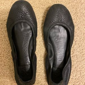 Tory Burch Black Flats